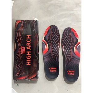 Cruv Heal Insoles for Plantar Fasciitis High Arch Support Orthotic Inserts S